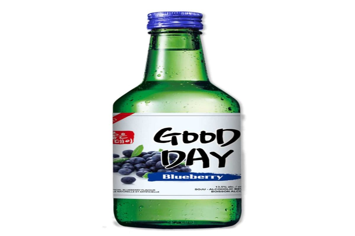 GOOD DAY BLUEBERRY SOJU 360 ML (1 x 360 ML)