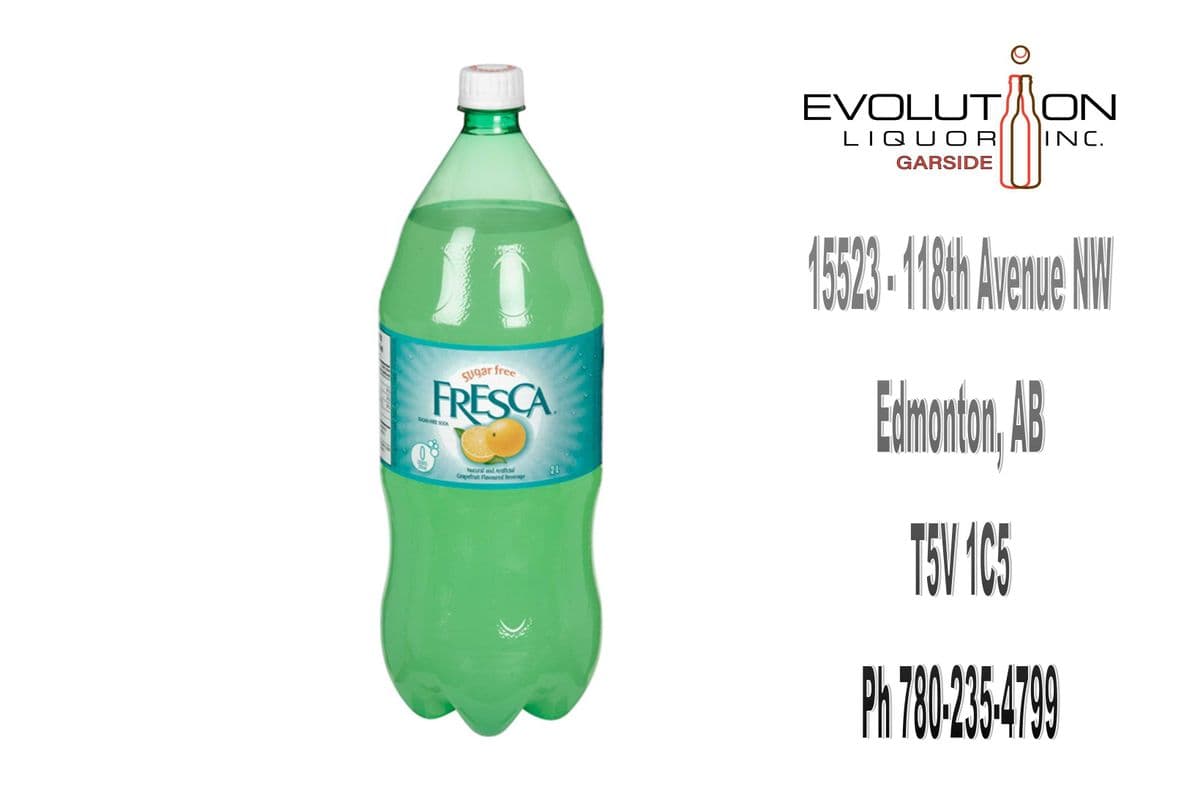 Fresca Sugar Free Grapefruit P2000 (2L Plastic Bottle)