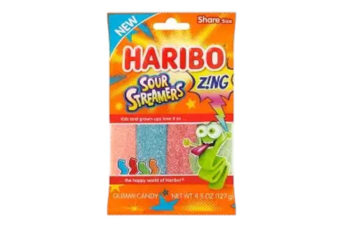 Haribo Sour Streamers (127g) (120 Cal)