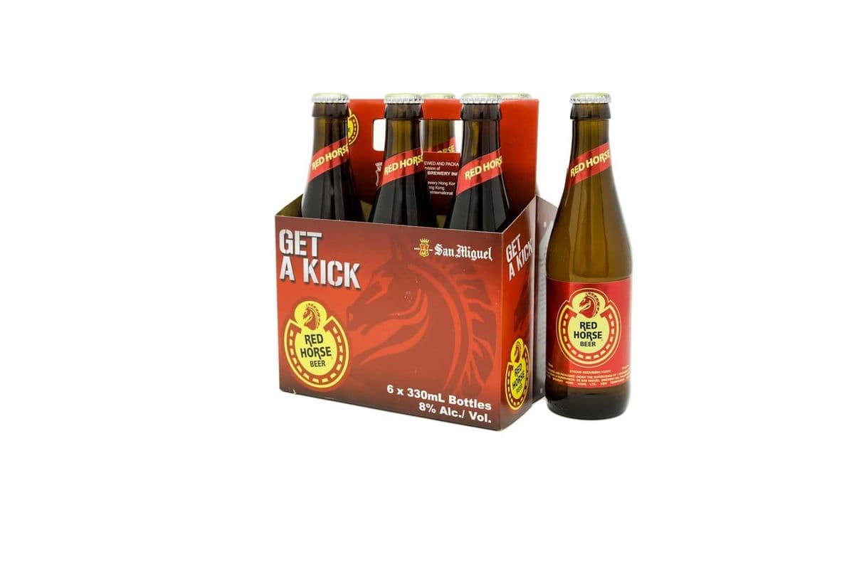 476614. RED HORSE BEER (6 x 330ML (BOTTLES))