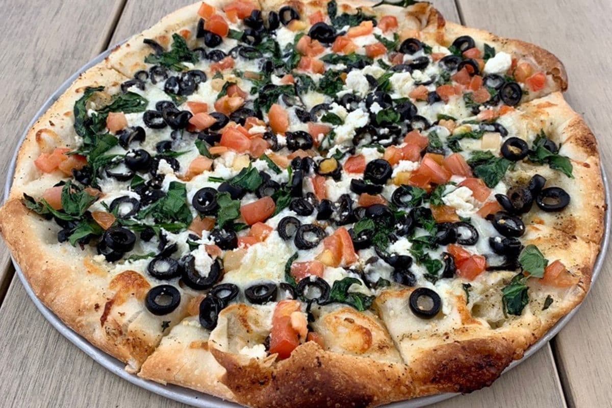 9" Small White Greek Pizza