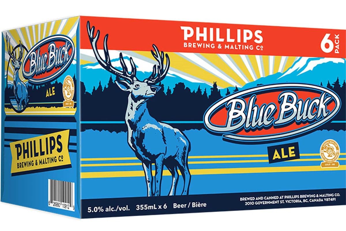 PHILLIPS BLUE BUCK ALE 6 CANS (6 x 355ML)