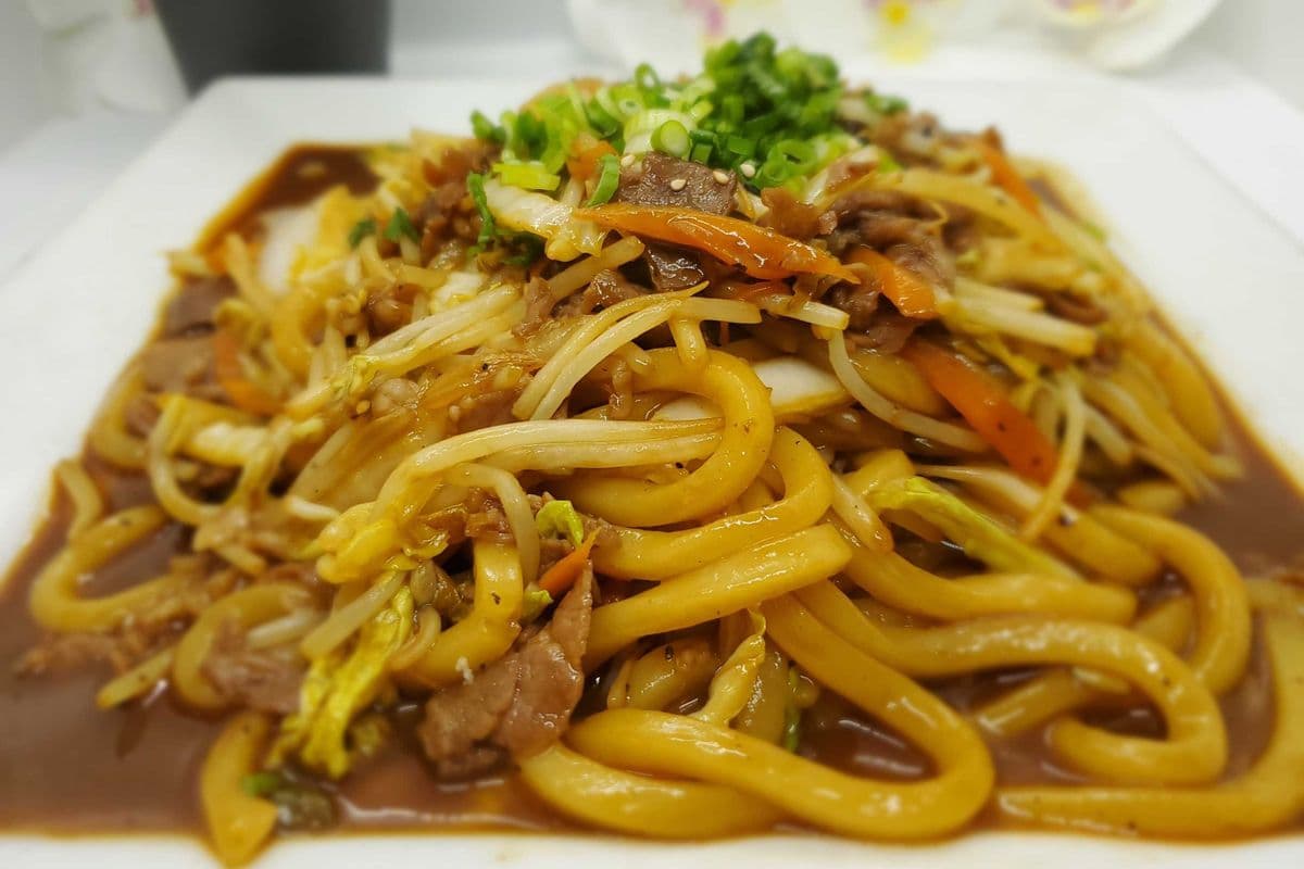 Beef Teriyaki Fried Udon牛炒乌东