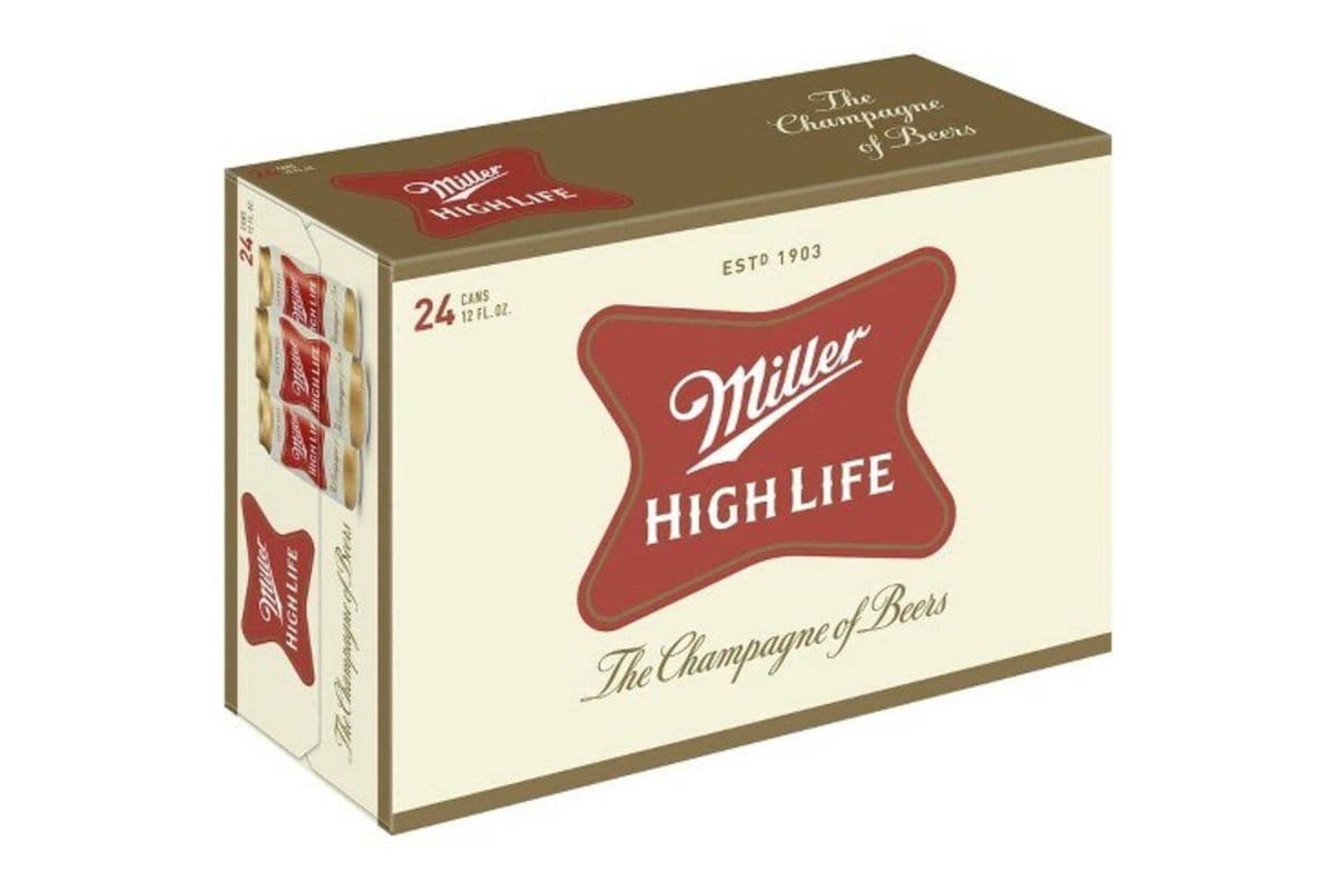 Miller High Life (24 x 355 ml Cans)