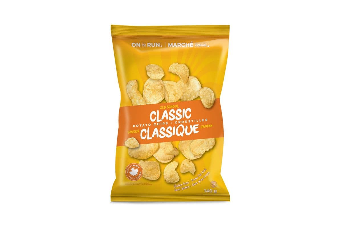Marché Express croustilles classique (140g) 77760 / On The Run Classic Chips (140g) 77760