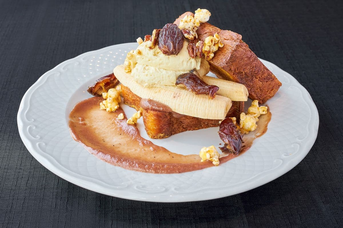 Doré banane et dattes / Banana and Dates French Toast