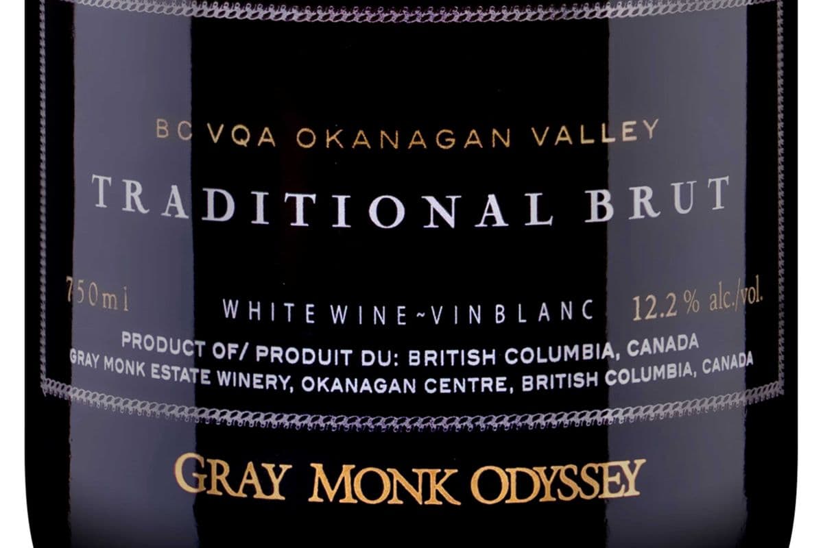 Gray Monk Odyssey Brut (1 x 750ml)