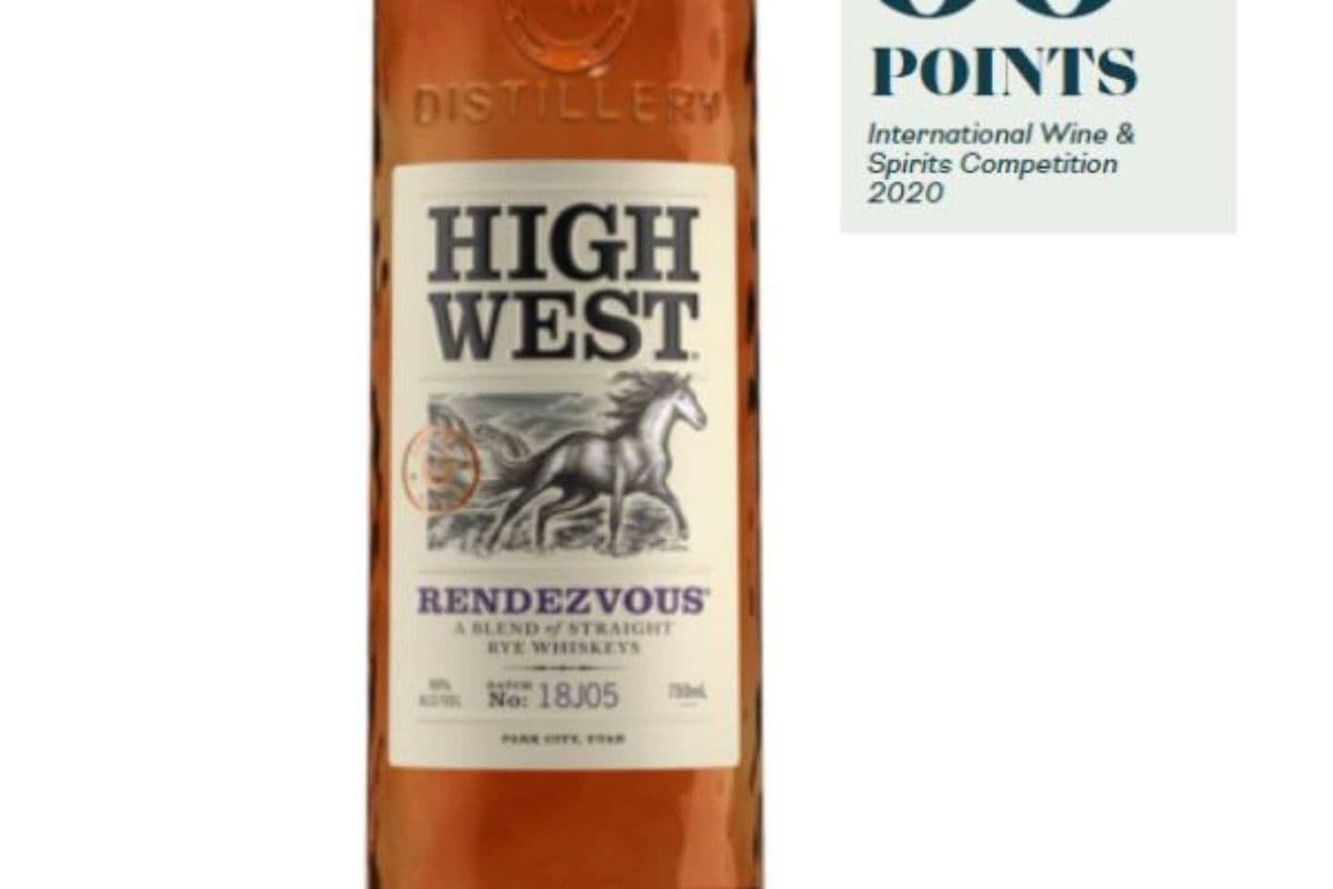 HIGH WEST RENDEZVOUS RYE WHISKY (1 x 750ML)