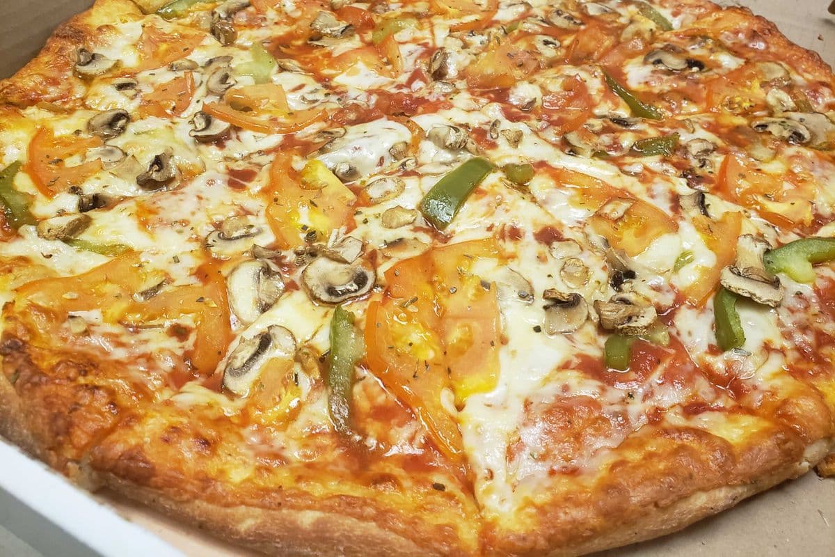 Party Tray Vegetarian Pizza