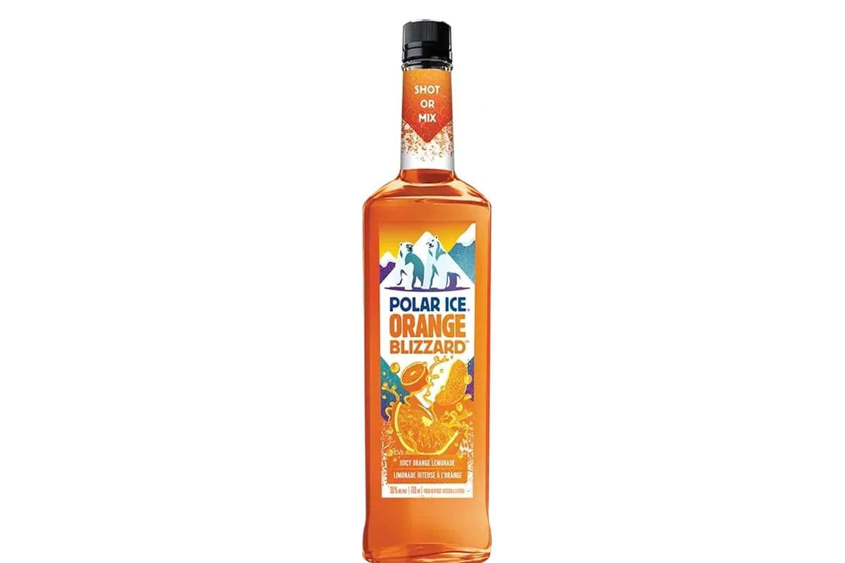 POLAR ICE ORANGE BLIZZARD VODKA 750 ML (1 x 750 ML)