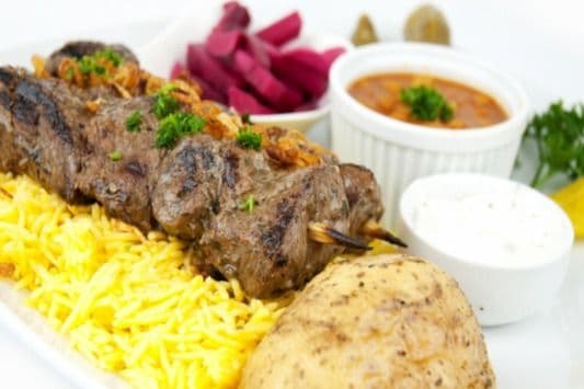 Beef Greek Souvlaki