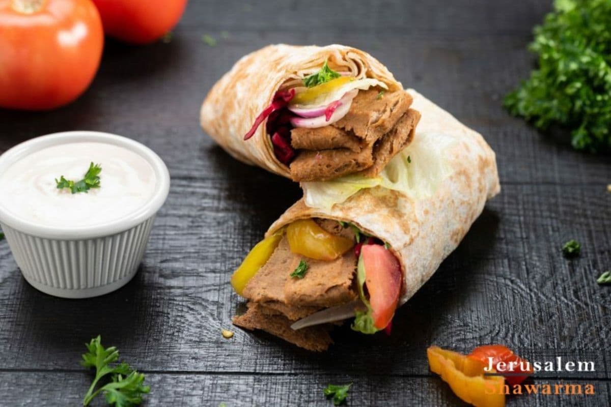 Beef Donair Wrap with Everything Toppings