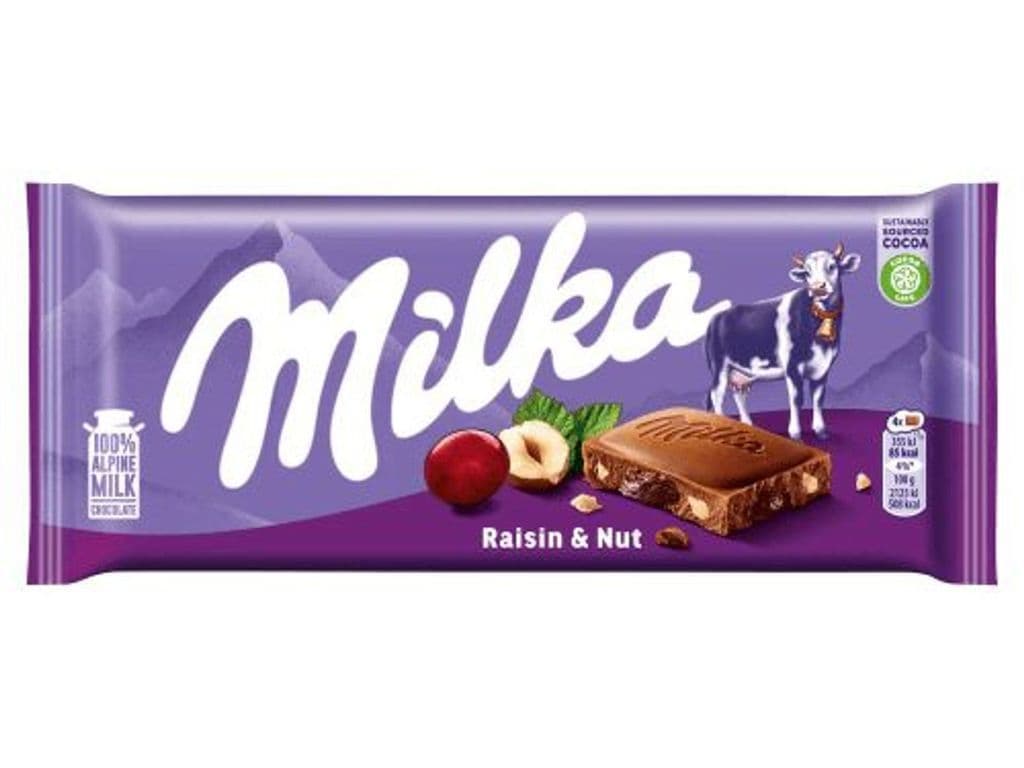 MILKA - Raisin & Nut