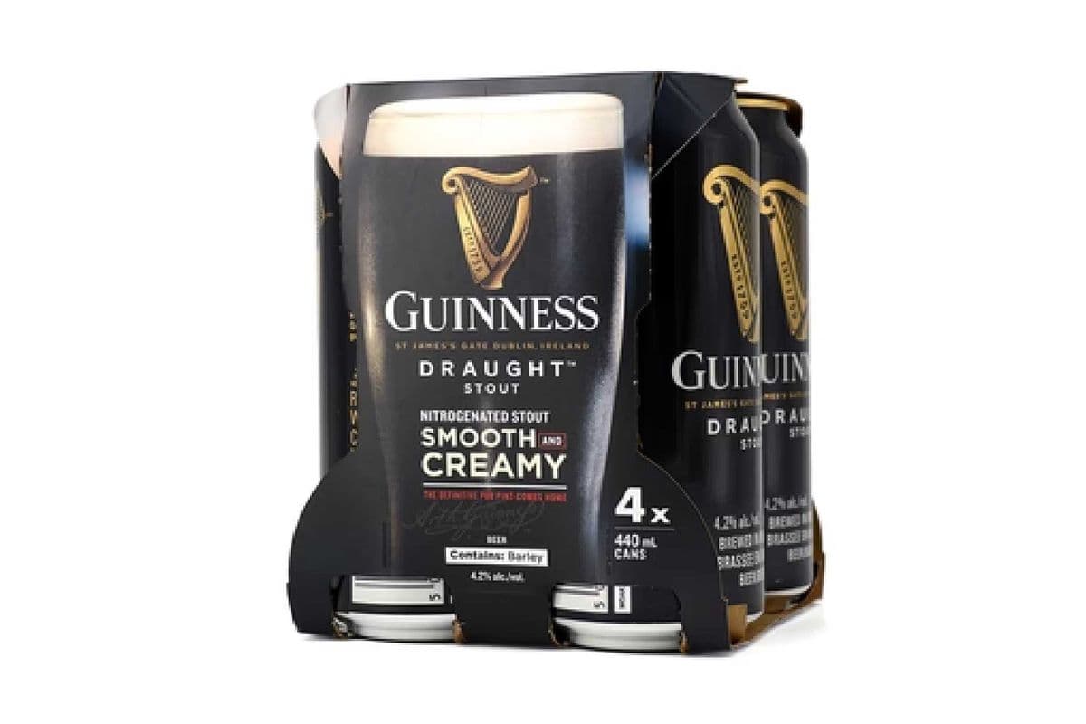 Guinness Draught (4 x 473 ml Cans)