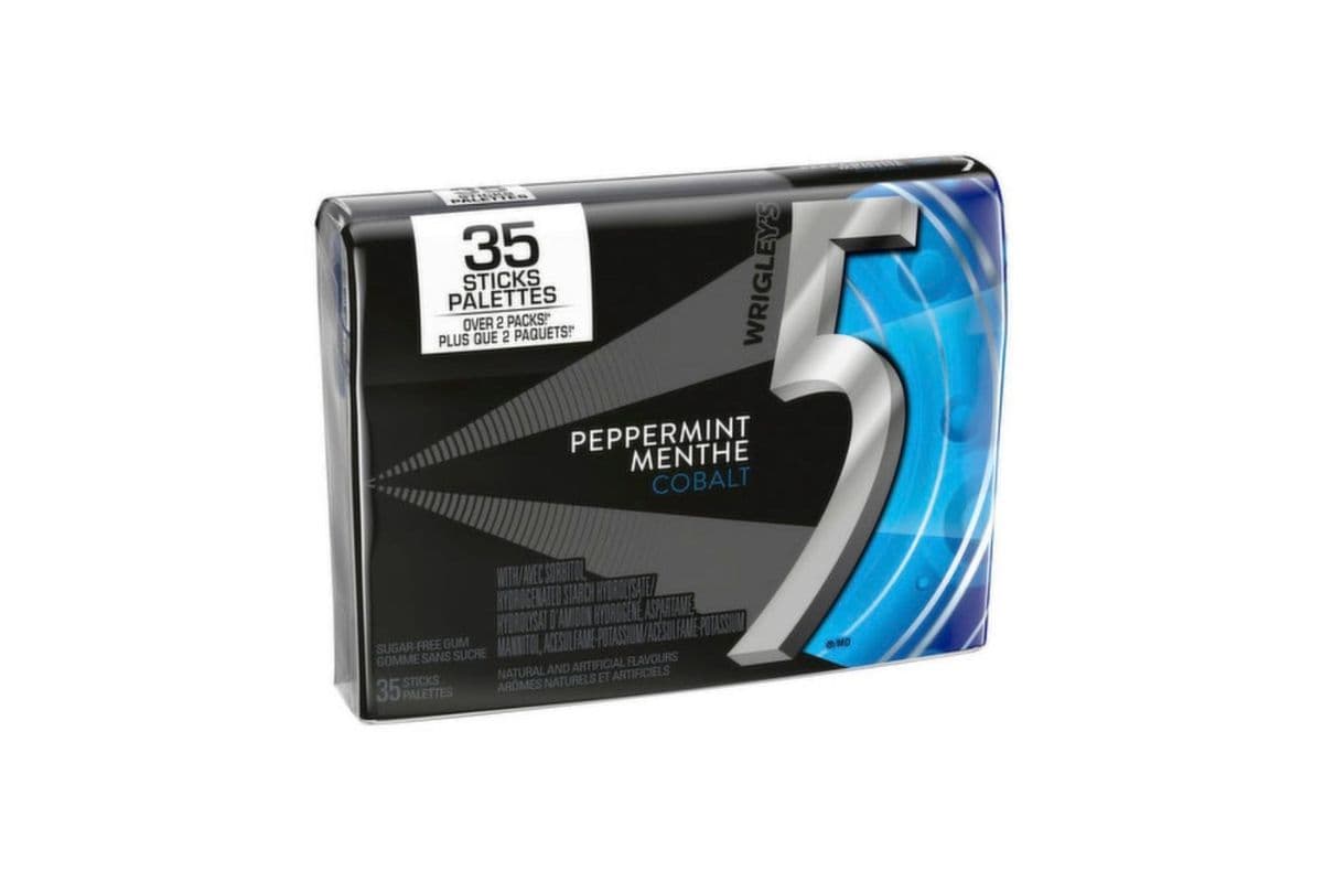 5 Peppermint King Size Gum (35 Sticks)