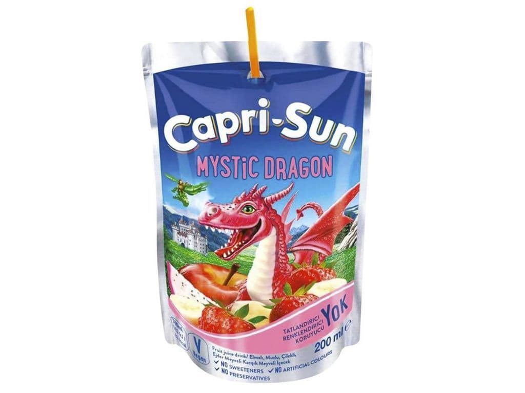 Capri Sun Mystic Dragon Juice Bag Pitahaya Flavoured