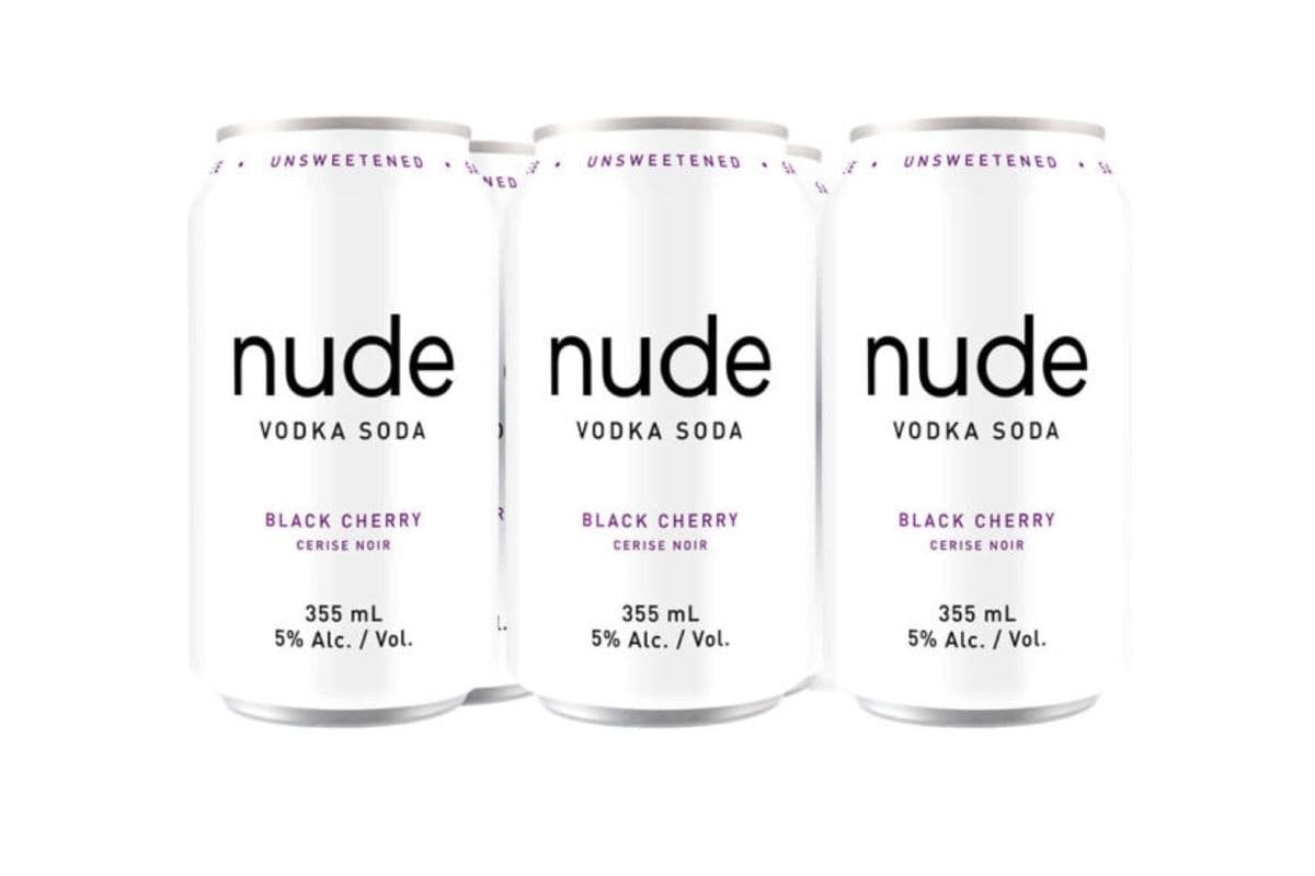 Nude Vodka Soda Black Cherry (6 x 355mL cans)