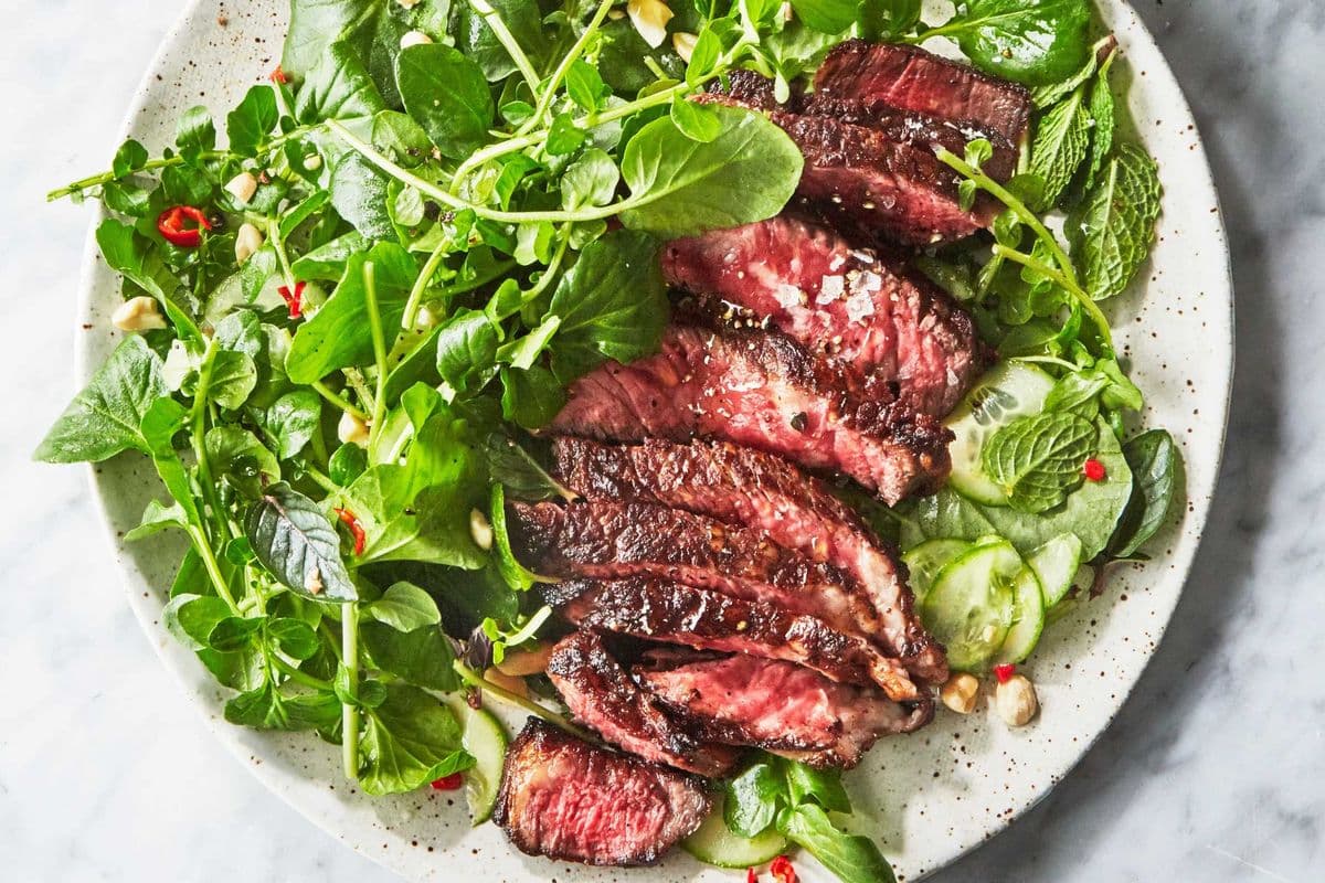 Steak Goat Cheese Salad