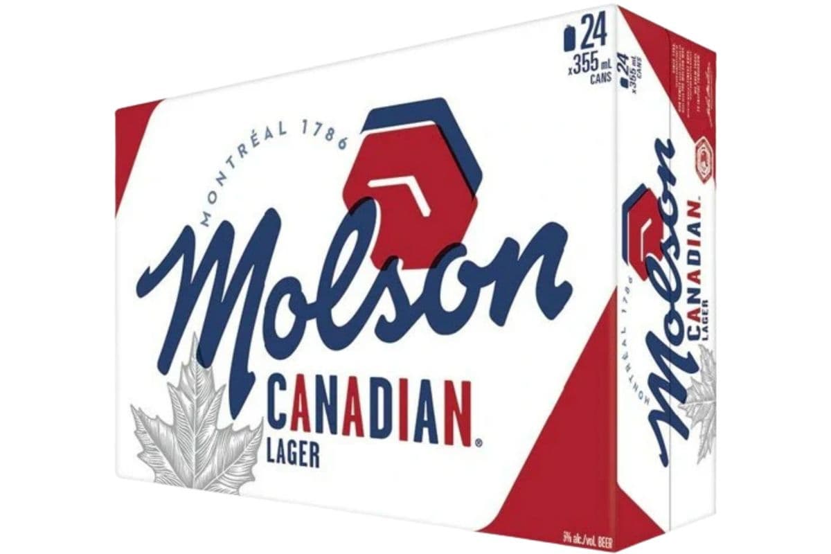 Canadian Molson (24 x 355 ml Cans)