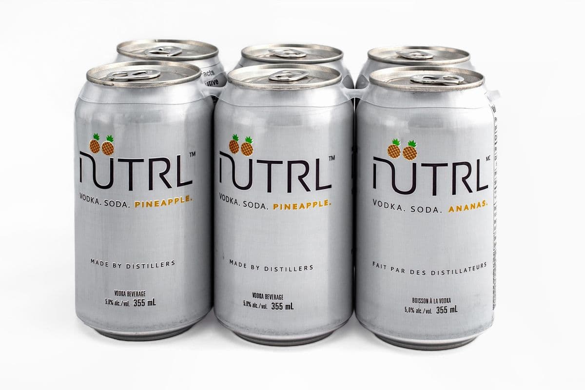 Nutrl Vodka Soda Pineapple (6 x 355 ml)