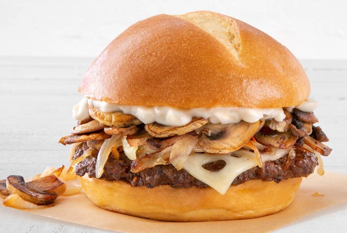 OL-Mushroom Swiss Burger