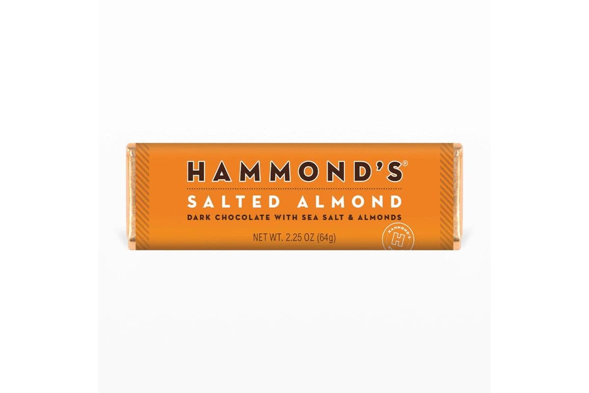 Hammond's Salted Almond Dark Chocolate Sea Salt & Almonds (64 g)
