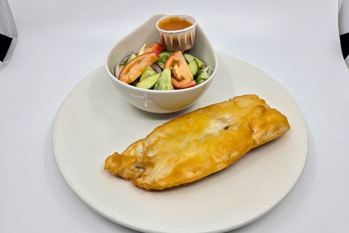 Haddock with Garden Salad