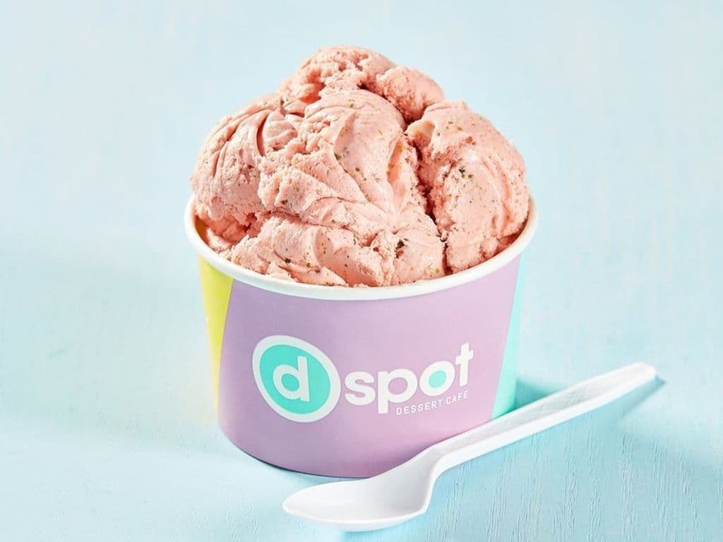 Rose and Nuts Ice Cream