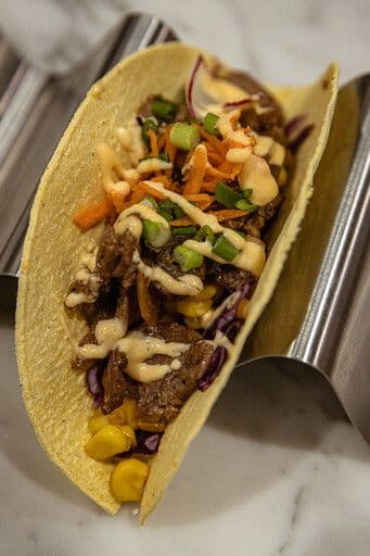 Tacos Boeuf fusion asiatique / Asian fusion beef Tacos