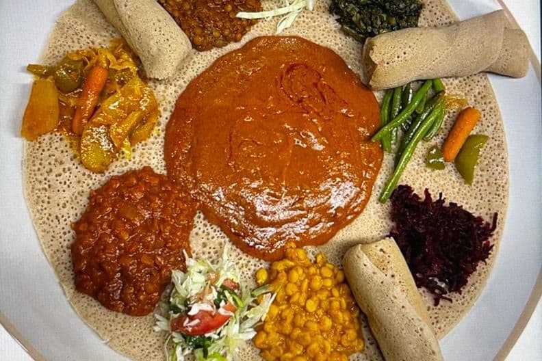 Special Injera Vegetables