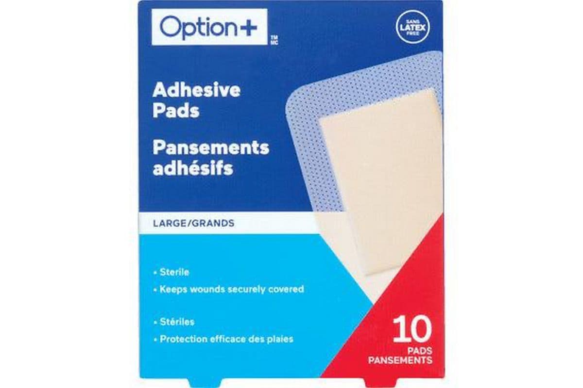 Option+ Adhesive Pads Large (10 ct)