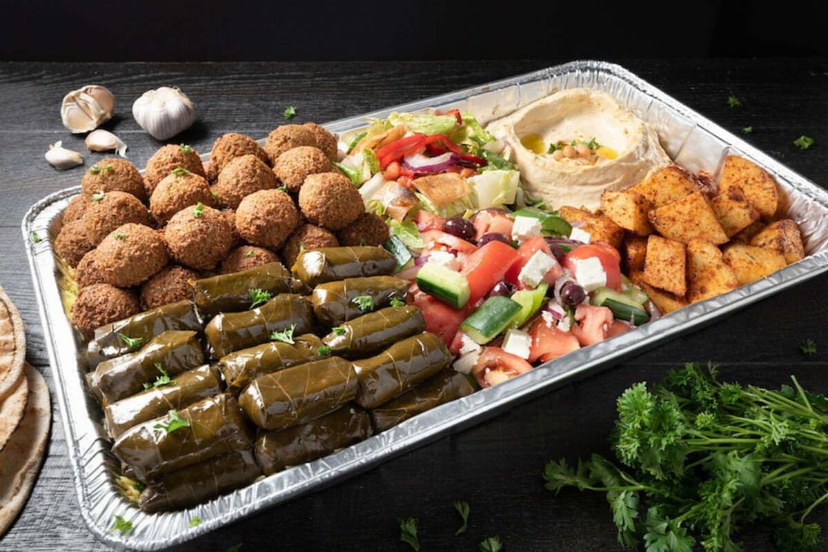 Family Vegetarian Plate for 10 people