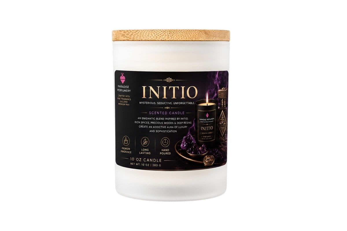 Paradise Perfumery Candles Initio (10 OZ )