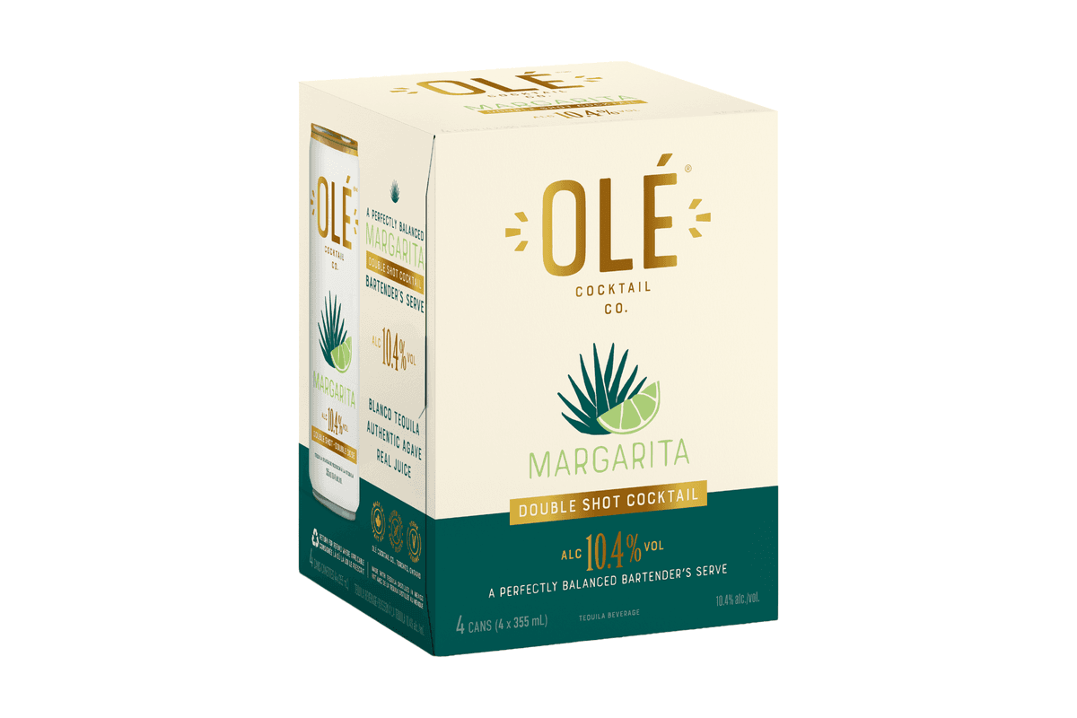Olé - Double Shot Margarita (4 x 355ml)