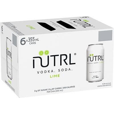 NUTRL LIME 6 CAN (6 X 355ML)