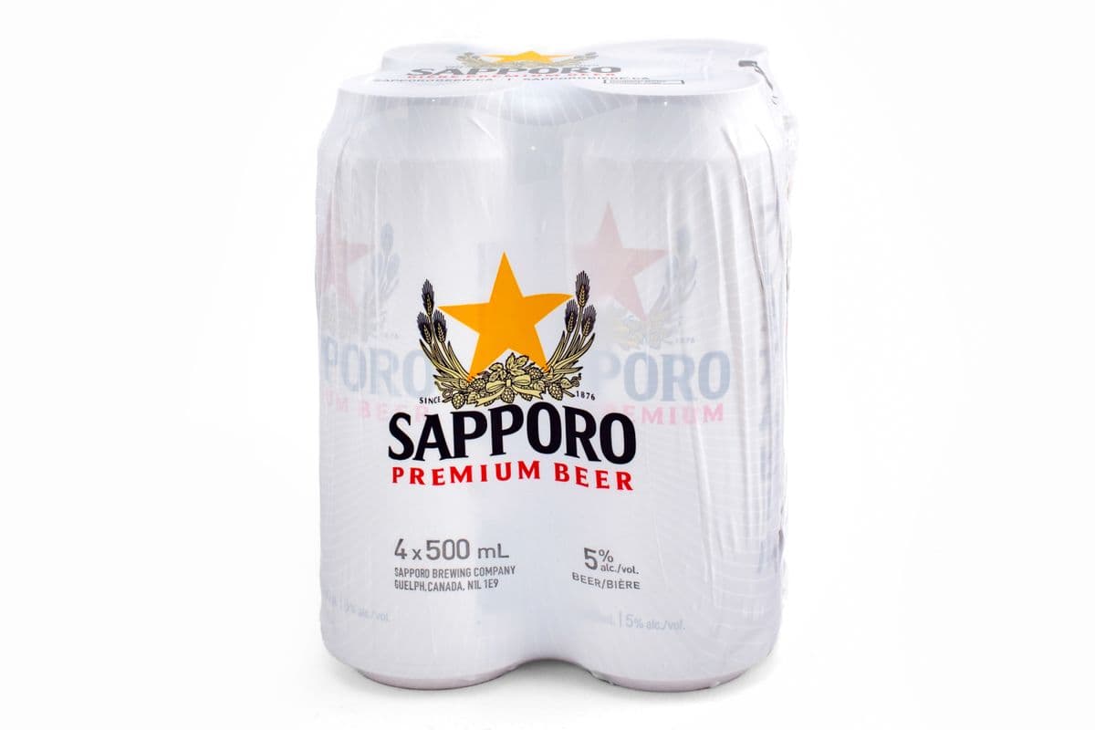 Sapporo Cans (4 Cans) (4 x 500ml)