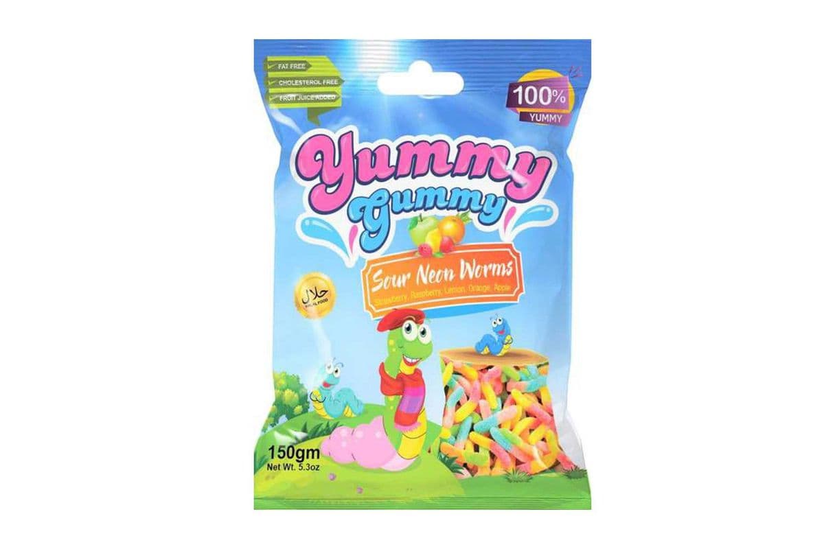 Yummy Yummy Sour Worms (114 g)