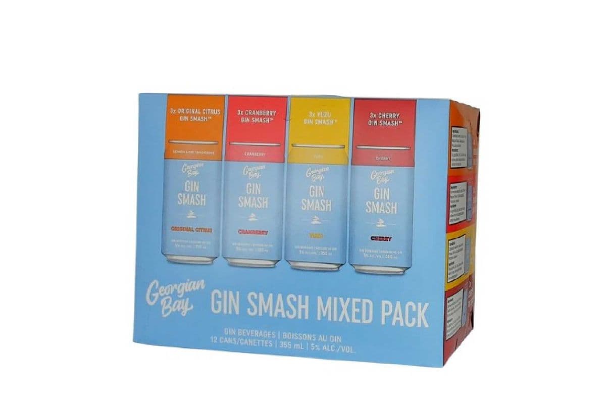 Georgian Bay Spirit Co Gin Smash Mixed (12 x 355 ml Cans)