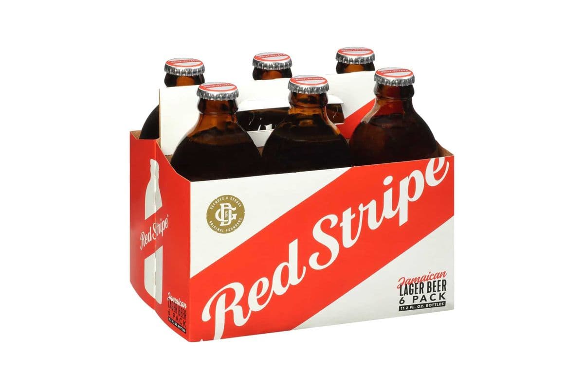 Red Stripe Jamaican Beer (6 x 355 ml Bottle)