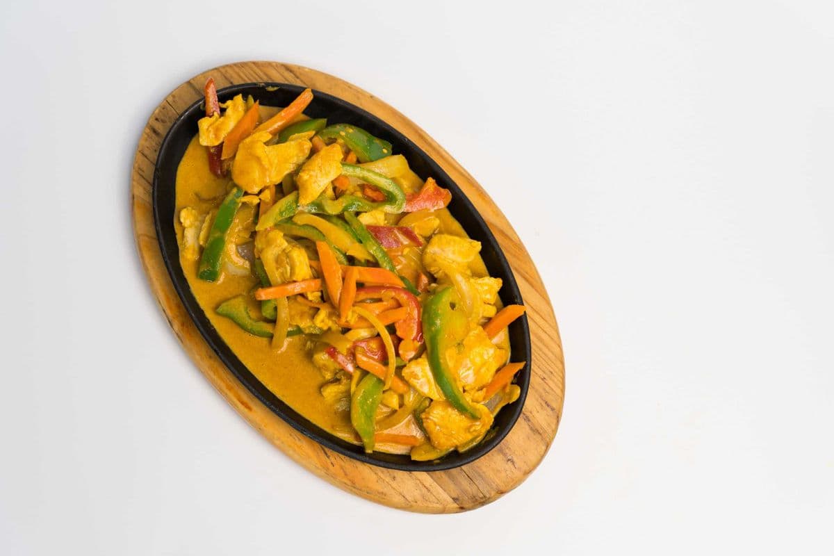 Sizzling Curry with Coconut cream