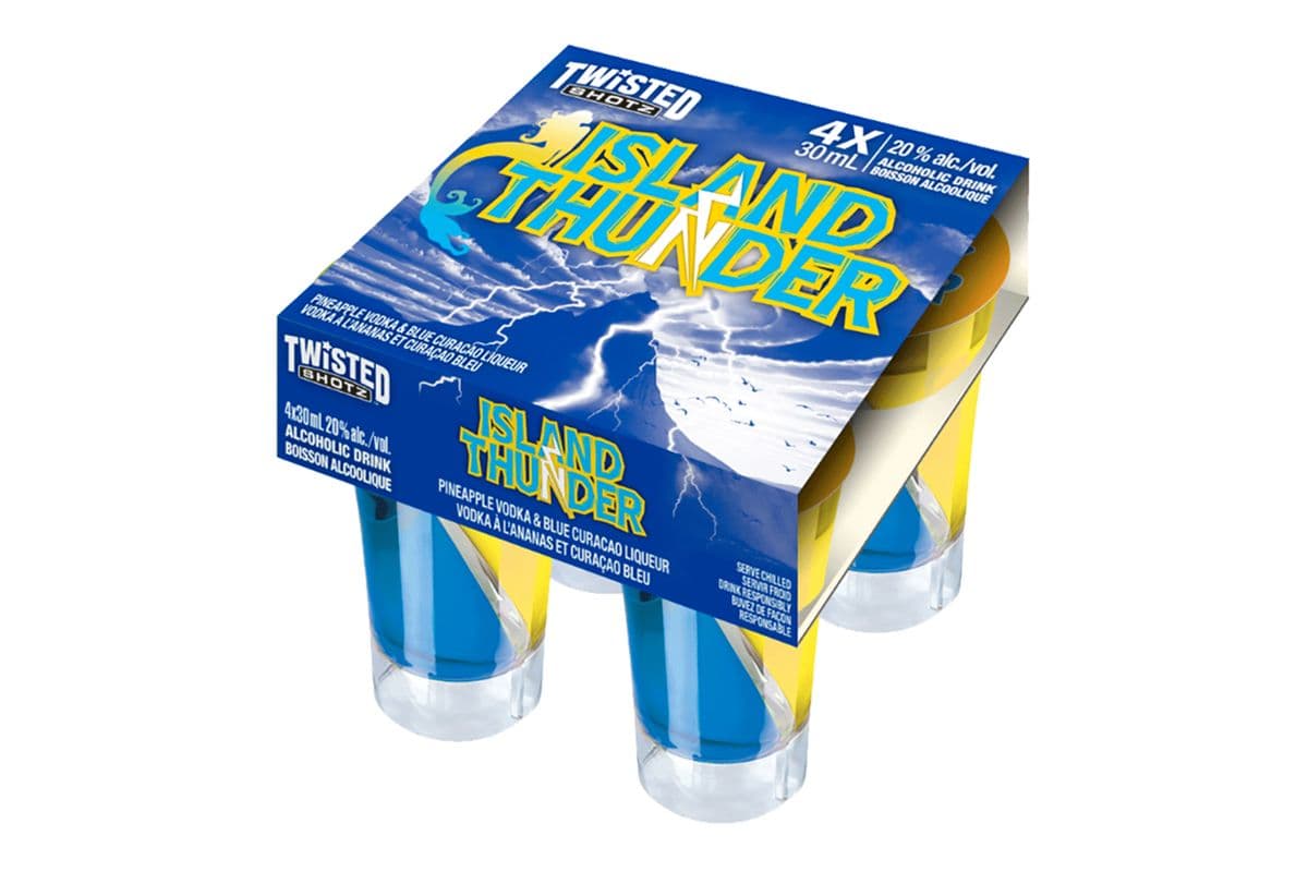 Twisted Shotz - Island Thunder (4 Pack)