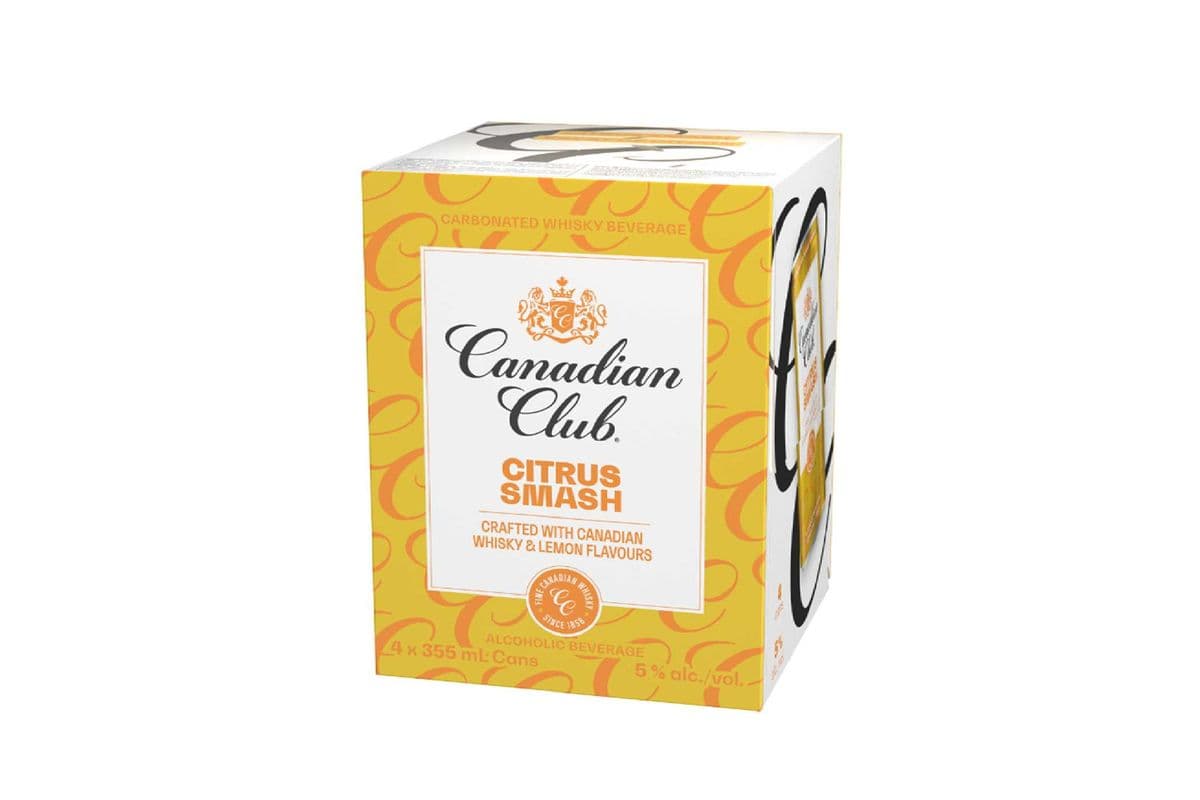122109. CANADIAN CLUB CITRUS SMASH (4 x 355ML (CANS))