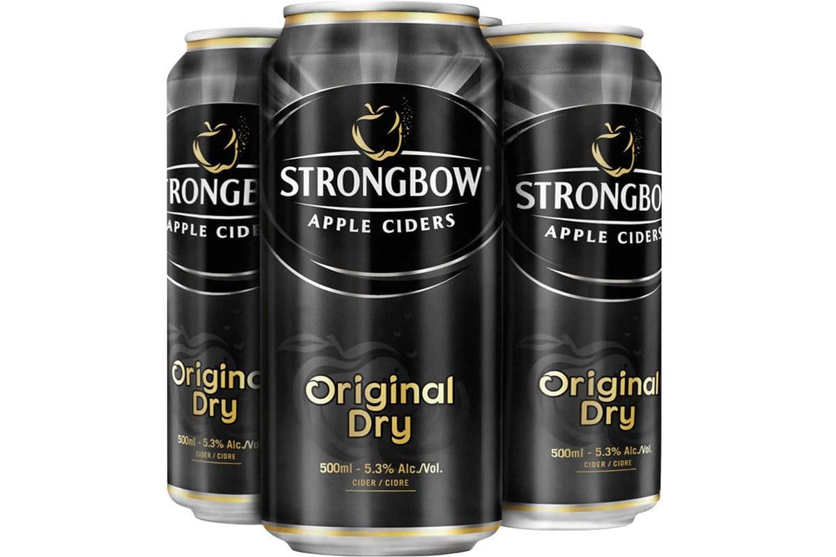 STRONGBOW ORIGINAL APPLE CIDER 4 CANS (4 x 500 ML)