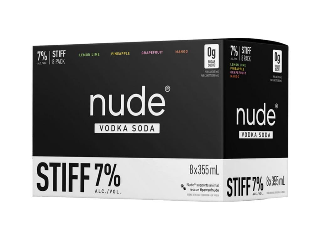 Nude Vodka Soda - Stiff 7% Mixer Pack
