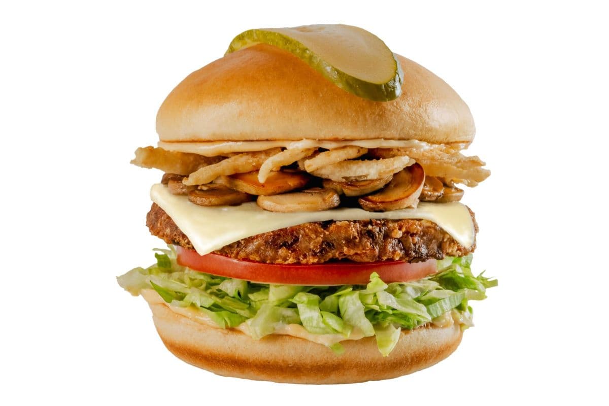 Mushroom Veggie Burger
