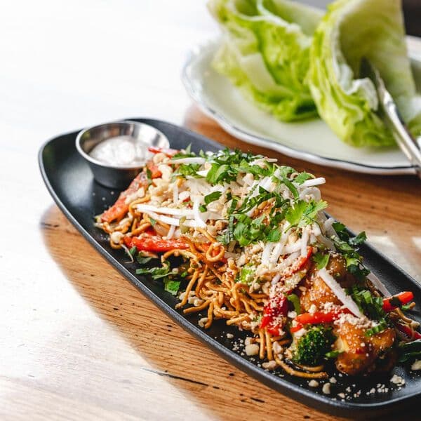SPICY THAI TOFU LETTUCE WRAPS