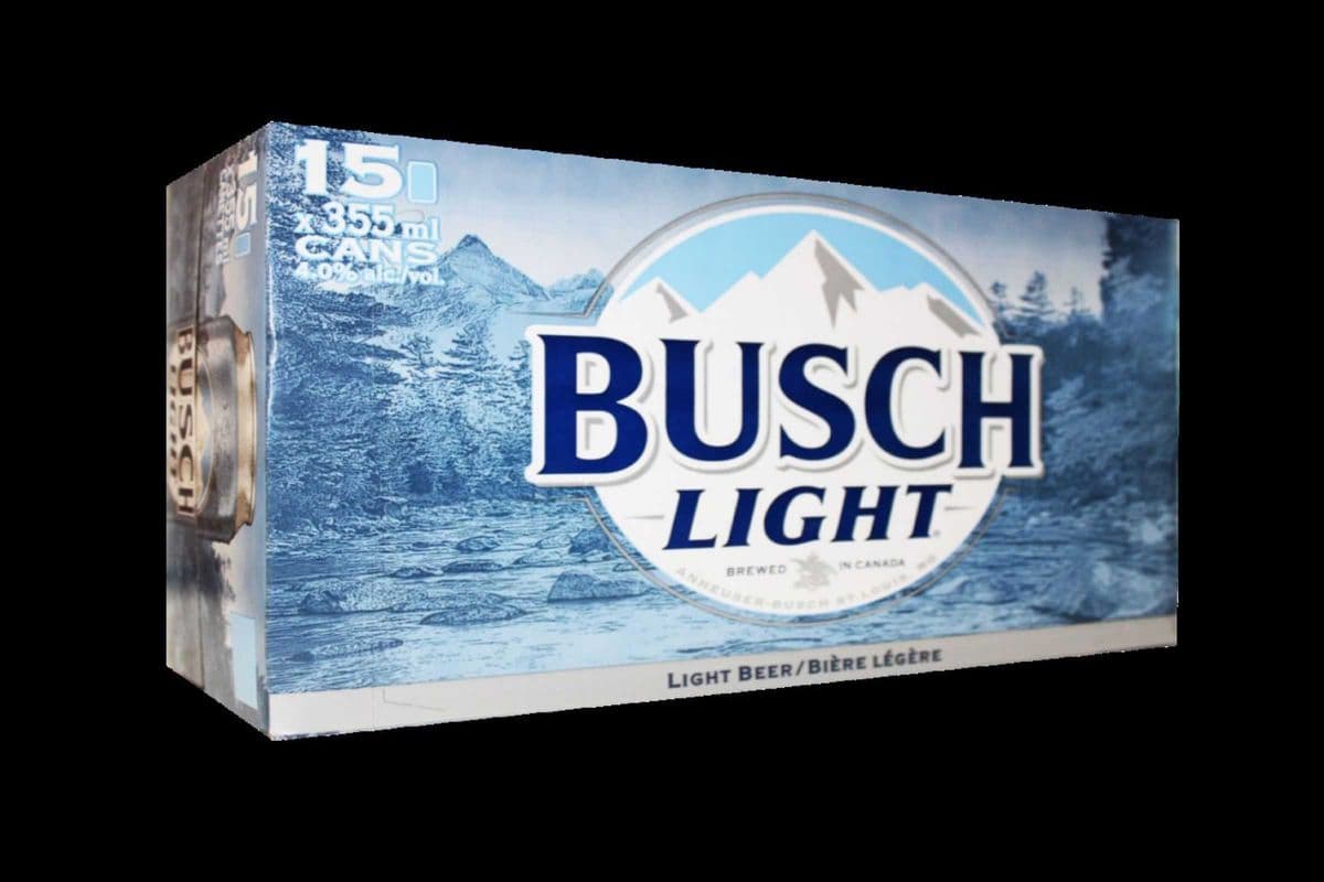 BUSCH LIGHT 15PK CANS (15 x 355 ml)