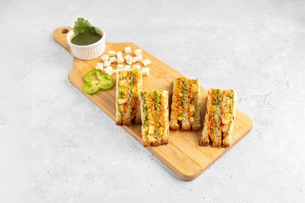 Paneer Veg Club Sandwich