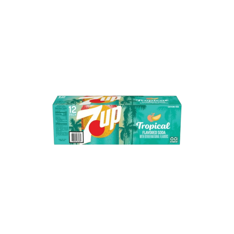 7UP Tropical 12-Pack - USA (355ml)