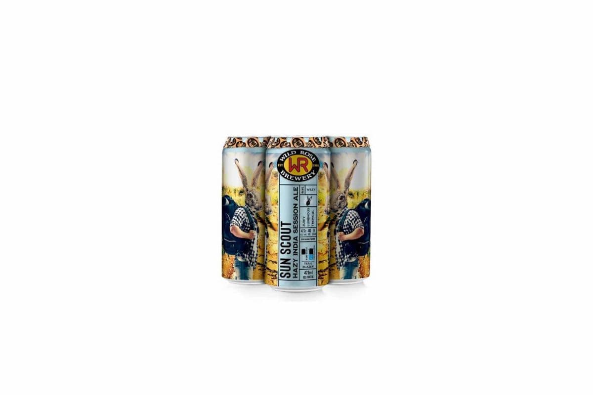 Wild Rose Sun Scout Hazy IPA - 4 x 473 ML Cans (1 x 473 ML)